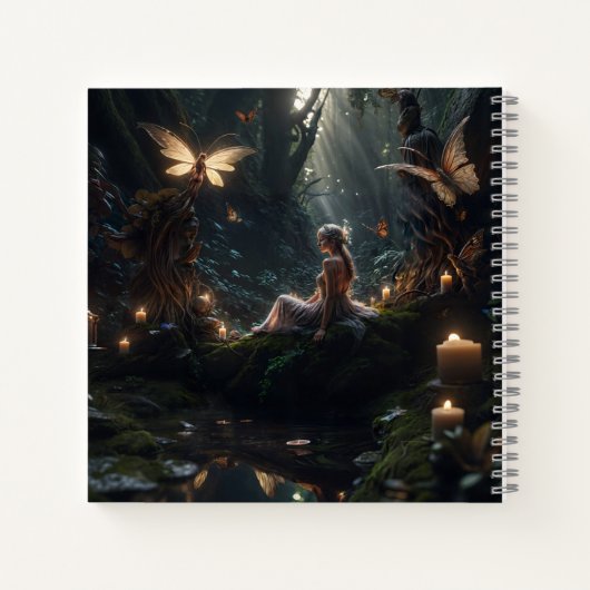 Mystische Fee Notizblock (Rückseite)