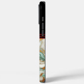 Mystische Figur in grünen Wellen Case-Mate iPhone Hülle (Rückseite / Links)