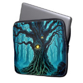 Mystische Forest Eye Tree Art Laptopschutzhülle (Vorderseite Links)