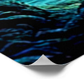 Mystische Forest Eye Tree Art Poster (Ecke)