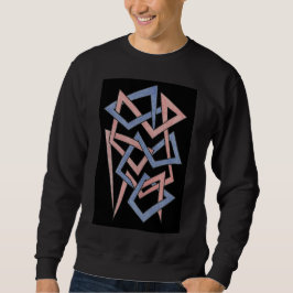 Mystische Formen abstraktes Symbol Sweatshirt