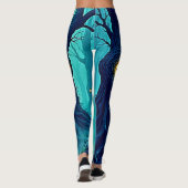 Mystische Forstbeobachter Leggings (Rückseite)