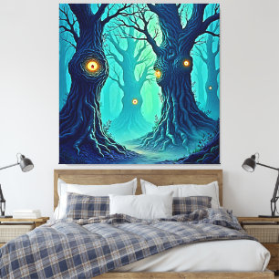 Mystische Forstbeobachter Leinwanddruck