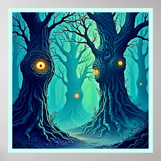 Mystische Forstbeobachter Poster (Vorne)