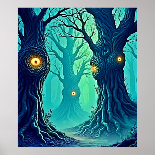 Mystische Forstbeobachter Poster (Vorne)