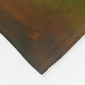 Mystische Frau in Neonfarben Fleecedecke (Ecke)