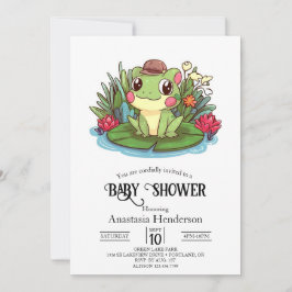 Mystische Frog-Babydusche Einladung