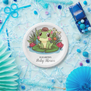 Mystische Frog-Babydusche Pappteller