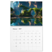 Mystische Gärten von E.J. Gold Kalender (Feb 2027)