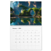 Mystische Gärten von E.J. Gold Kalender (Feb 2026)