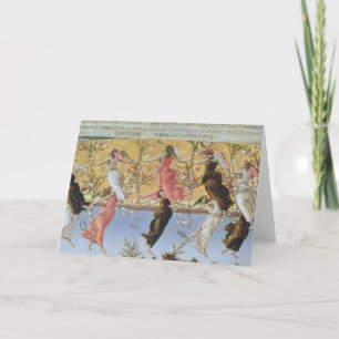 Mystische Geburt Christi Feiertagskarte