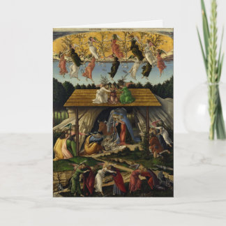 MYSTISCHE GEBURT von Sandro Botticelli ,Weihnachte Feiertagskarte