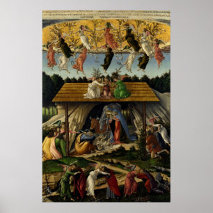 MYSTISCHE GEBURT von Sandro Botticelli ,Weihnachte Poster