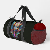 Mystische geflügelte Gottheit Duffle Bag (Rechte Ecke)