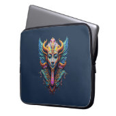 Mystische geflügelte Gottheit Laptopschutzhülle (Vorderseite Links)