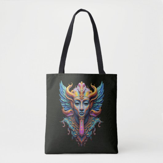 Mystische geflügelte Gottheit Tasche (Vorderseite)