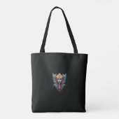 Mystische geflügelte Gottheit Tasche (Rückseite)