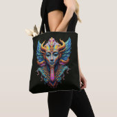 Mystische geflügelte Gottheit Tasche (Von Nahem)
