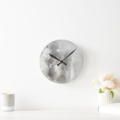 Mystische Gegenstände - Grau Runde Wanduhr (Zuhause)