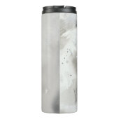 Mystische Gegenstände - Grau Thermosbecher (Rückseite)