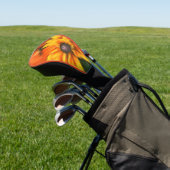 Mystische Gelbe Blume Golf Headcover (In SItu)