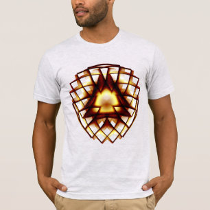 Mystische geometrische Verzierung T-Shirt