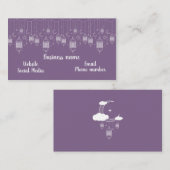 Mystische Gestaltung Visitenkarte (Vorne/Hinten)