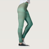 mystische Grüntöne von Blätter und Pflanze Leggings (Rechts)