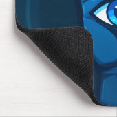 Mystische Hand mit Augensymbol Mousepad (Ecke)