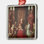 Mystische Heirat von St. Catherine und andere Silbernes Ornament (Links)
