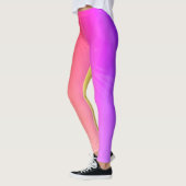 mystische, hellgrüne abstrakte Designkunst Leggings (Links)