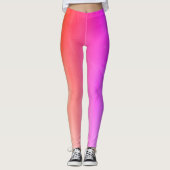 mystische, hellgrüne abstrakte Designkunst Leggings (Vorderseite)
