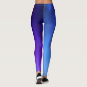 mystische, hellgrüne abstrakte Designkunst Leggings (Rückseite)