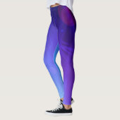 mystische, hellgrüne abstrakte Designkunst Leggings (Links)