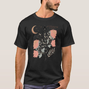 Mystische Hexe 777 Engel Number Snake Blume Aest T-Shirt