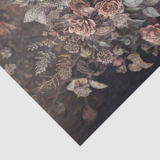 Mystische Hexe: Hannah - Decoupage - Seidenpapier (Detail)