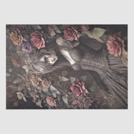 Mystische Hexe: Hannah - Decoupage - Seidenpapier (Vorderseite)