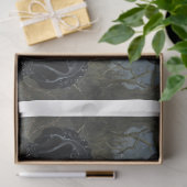 Mystische Hexe mit Katzengespiegeltem Gewebepapier Seidenpapier (Geschenk)