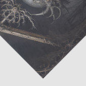 Mystische Hexe: Petra - Decoupage - Seidenpapier (Detail)