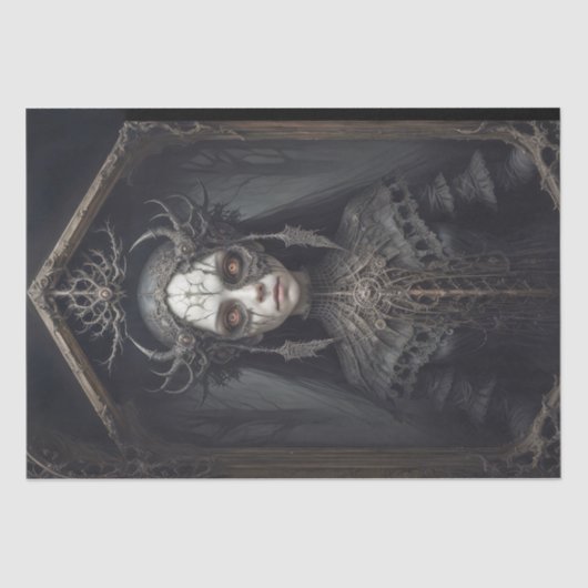 Mystische Hexe: Petra - Decoupage - Seidenpapier (Vorderseite)