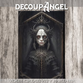 Mystische Hexe: Petra - Decoupage - Seidenpapier