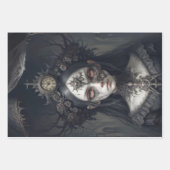 Mystische Hexe: Rose - Entkopplung - Geschenkpapier Set (Vorderseite)