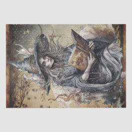 Mystische Hexe Seidenpapier