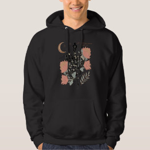 Mystische Hexen-777-Engelszahl-Schlangen-Blumen-Äs Hoodie