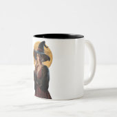 Mystische Hexenkaffee-Tasse Zweifarbige Tasse (VorderseiteRechts)