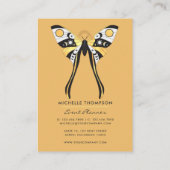 Mystische Himmelsgoldenmonde Visitenkarte (Rückseite)