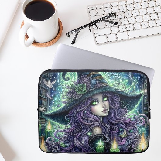 Mystische Himmelshexe Laptopschutzhülle