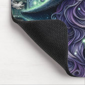 Mystische Himmelshexe Mousepad (Ecke)