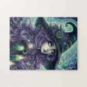 Mystische Himmelshexe Puzzle (Horizontal)