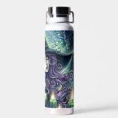 Mystische Himmelshexe Trinkflasche (Rückseite)
